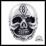 Bague Crâne Punk (Acier)