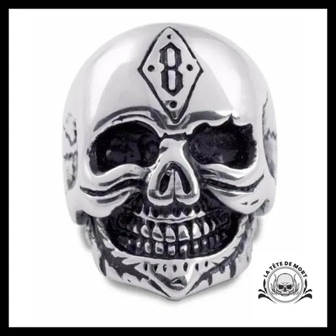 Bague Crâne Punk (Acier)