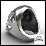 Bague Crâne Rock (Acier)