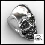 Bague Crâne Rock (Acier)