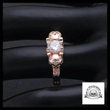 Bague Crâne Rose (Acier)