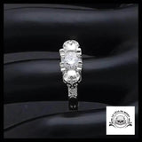 Bague Crâne Rose (Acier)
