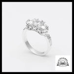 Bague Crâne Rose (Acier)