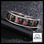 Bague Crâne Sang