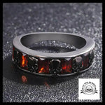 Bague Crâne Sang