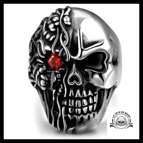 Bague Crâne Skull (Acier)