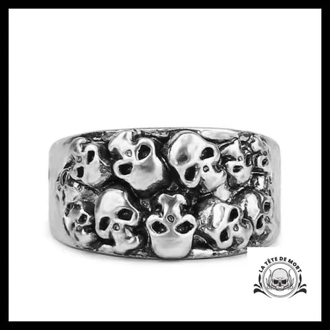 Bague Crâne Soul (Acier)