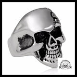 Bague Crâne Souriant (Acier)