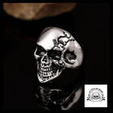 Bague Crâne Souriant (Acier)