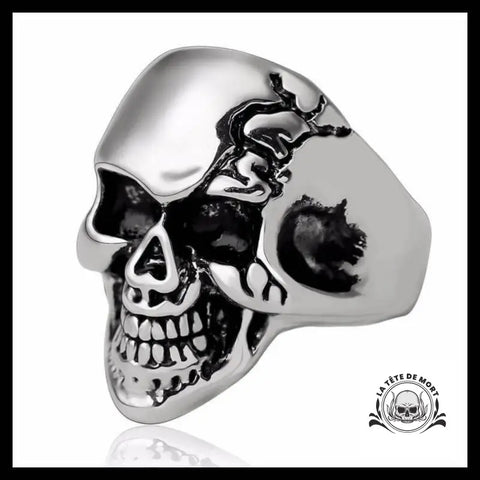 Bague Crâne Souriant (Acier)