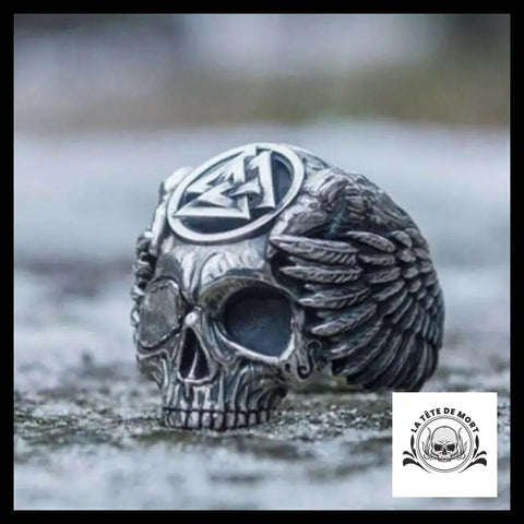 Bague Crâne Viking