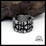 Bague Crâne Viking (Acier)