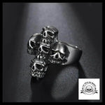 Bague Croix (Acier)