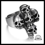 Bague Croix (Acier)