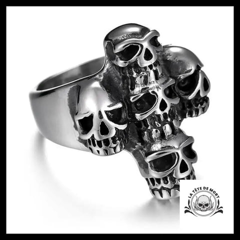 Bague Croix (Acier)
