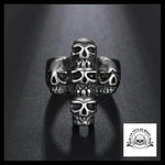 Bague Croix (Acier)