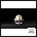 Bague Croix Chrétienne (Acier)