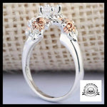 Bague Croix Diamant (Acier)