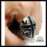 Bague Croix Templier (Acier)