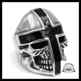 Bague Croix Templier (Acier)