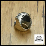 Bague Décapsuleur Tête de Mort (Acier)
