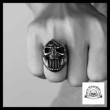 Bague Décapsuleur Tête de Mort (Acier)