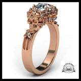 Bague Diamant Blanc Enfer (Acier)