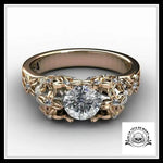 Bague Diamant Blanc Enfer (Acier)