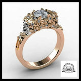 Bague Diamant Blanc Enfer (Acier)
