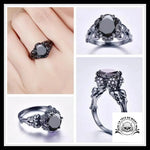 Bague Diamant Violet Crâne (Acier)