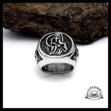 Bague Faucheuse d’Âmes (Acier)