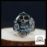 Bague Faucheuse Skull (Acier)