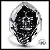 Bague Faucheuse Skull (Acier)