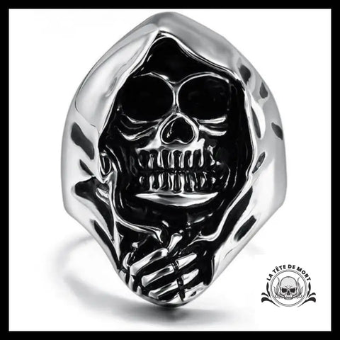 Bague Faucheuse Skull (Acier)