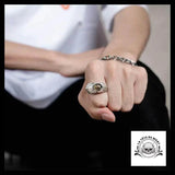 Bague Faucheuse Viking (Argent)