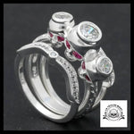 Bague de Fiançailles Gothique (Acier)