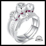 Bague de Fiançailles Gothique (Acier)