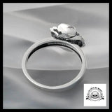 Bague Fleur Rose Macabre (Acier)
