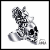 Bague Fruit Crâne (Acier)