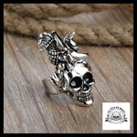 Bague Fruit Crâne (Acier)