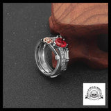 Bague Gothique Love (Acier)