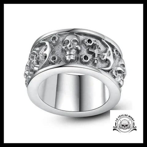Bague Gothique Sombre (Acier)