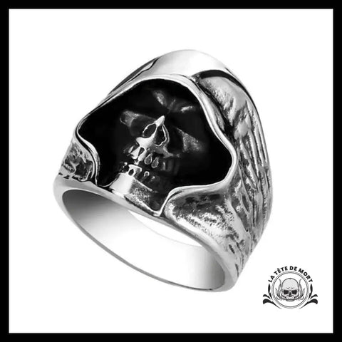 Bague Grande Faucheuse (Acier)