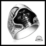 Bague Grande Faucheuse (Acier)