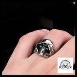 Bague Grande Faucheuse (Acier)