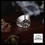 Bague Grande Faucheuse (Acier)