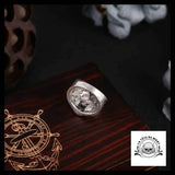 Bague Grande Faucheuse (Acier)