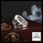 Bague Grande Faucheuse (Acier)