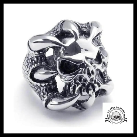 Bague Griffe de Dragon (Acier)