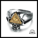 Bague Homme Illuminati (Acier)